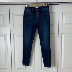Studio Blue Dark Blue High-Waisted Jeans Size 27